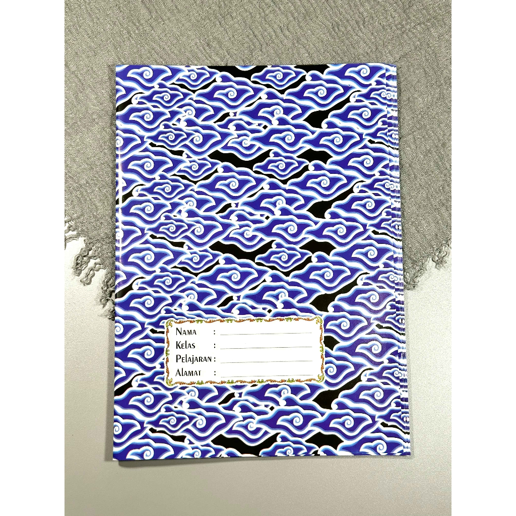 

(PAK) SAMPUL BUKU KWARTO BATIK MIX TRULLY PAK 20lembar