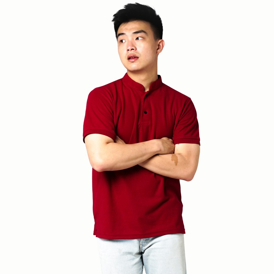 Kemeja distro Kerah Shanghai Polo Shirt hitam premium putih Unisex Oversize Y4V5 terbaru 2023 Casual
