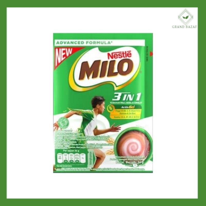 

NESTLE MILO 3 IN 1 SACHET 35GR