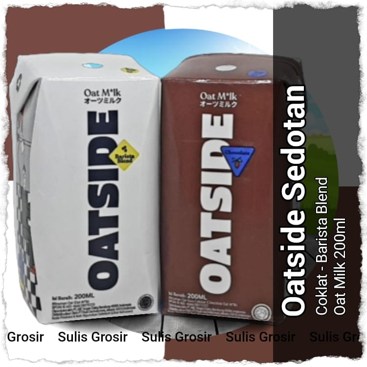 

Oatside Sedotan Coklat dan Barista Blend Oat Milk 200ml