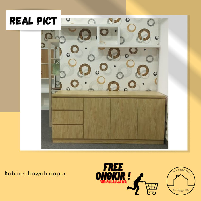 Kabinet bawah dapur - Pantry - kabinet dapur  - kabinet minimalis - kabinet bawah