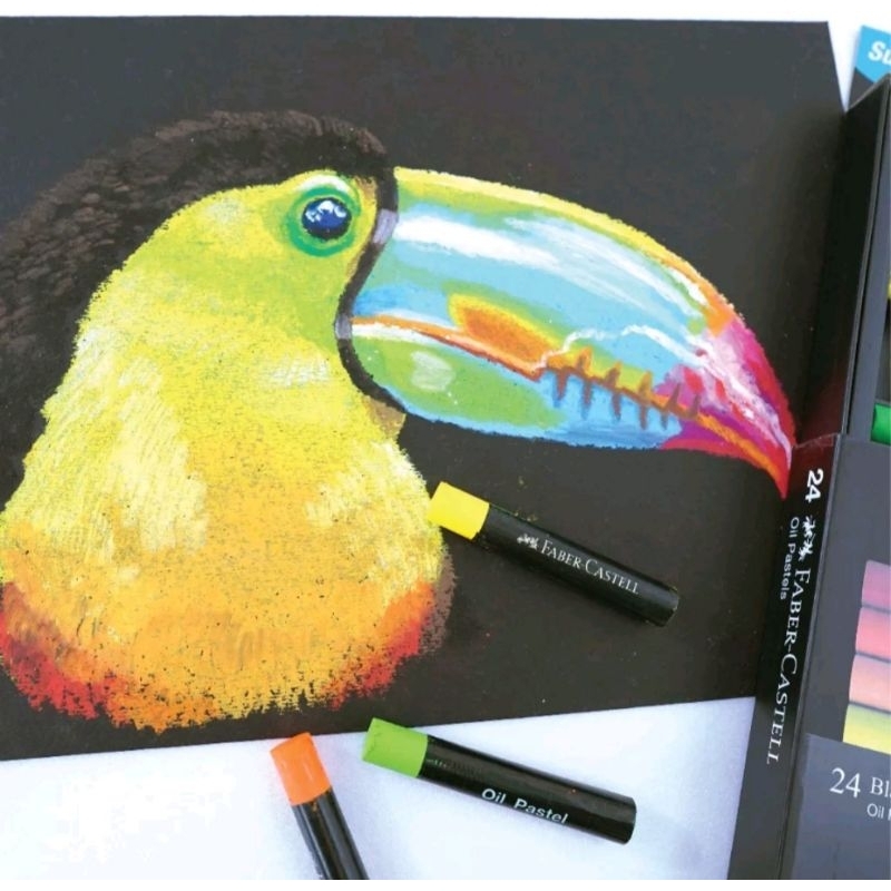 

RK Oil Pastel 12 Warna Faber Castell 220012 Black Edition Oil Pastel