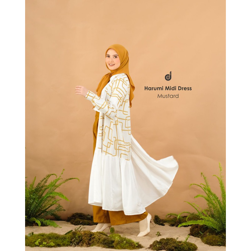Deenay Harumi Midi Dress - Original Murah