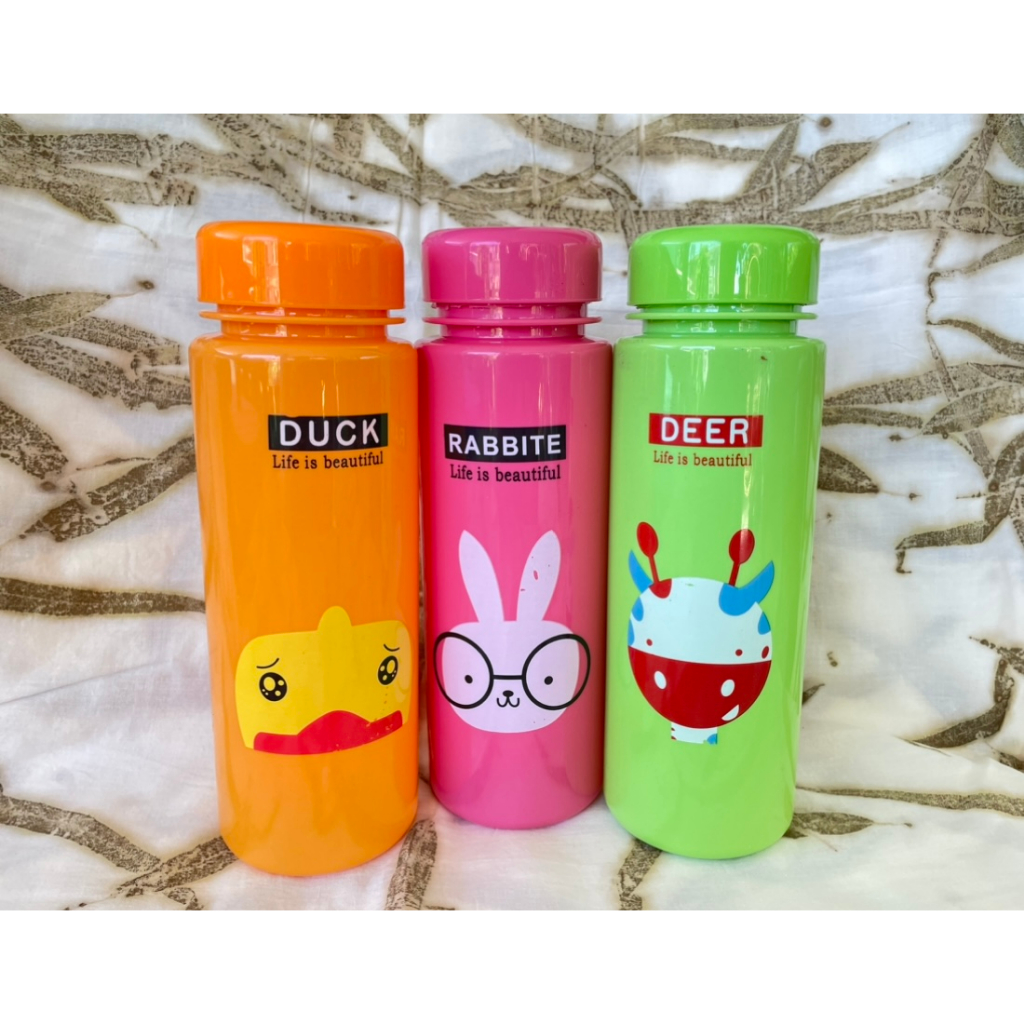 MY BOTTLE BARU MOTIF ANIMAL 500 ML BOTOL MINUM ANAK KARAKTER HEWAN