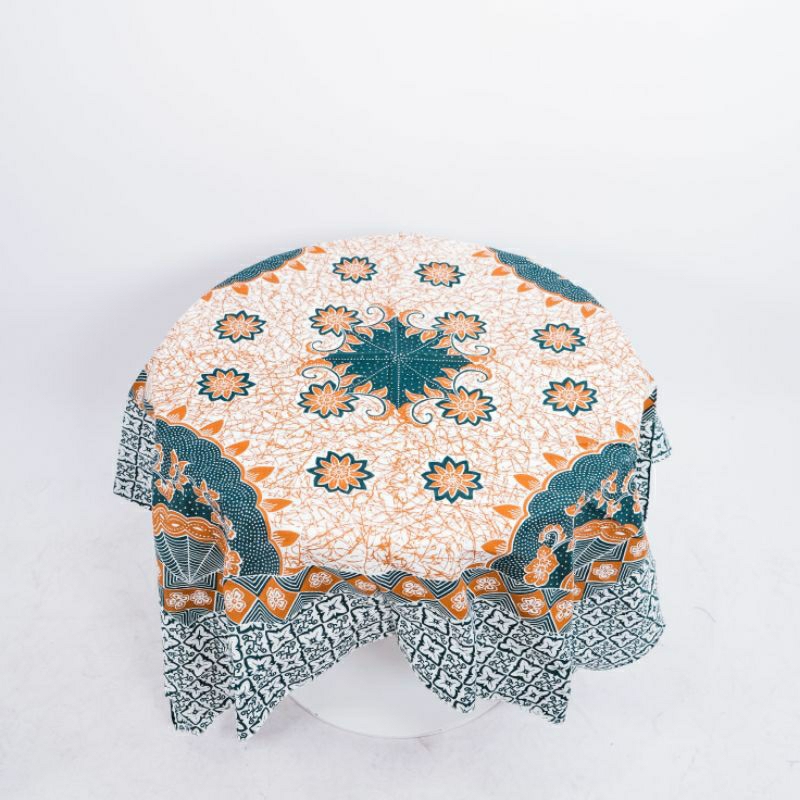 TAPLAK MEJA TAMU GURU BATIK SEGI EMPAT MOTIF TULIS