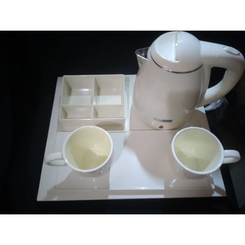 krischef kettle set//teko listrik
