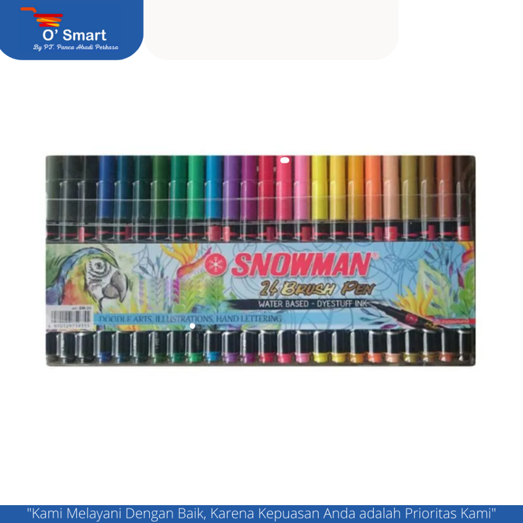 

BRUSH PEN 24 WARNA SNOWMAN BM-24