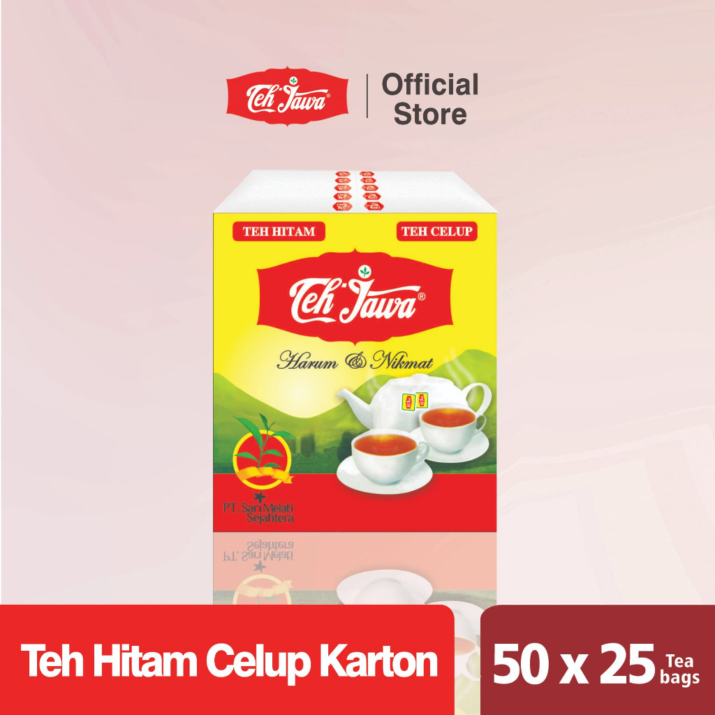 Teh Jawa Black Tea Celup Per Karton (Isi 50 Pcs)
