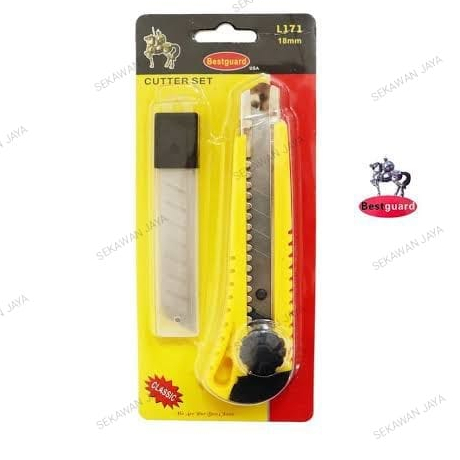 

Pisau cutter / Pisau Lipat / Folding cutter / pisau cutter besar bonus isi