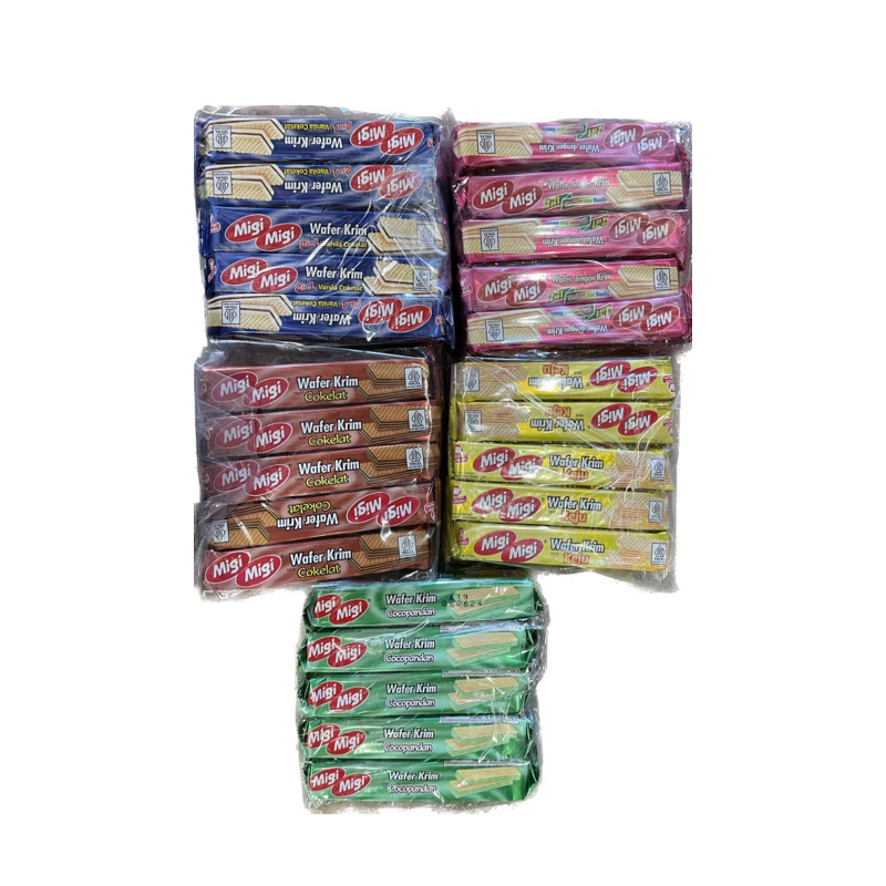 

10pcs wafer migi migi wafer jadul migi-migi