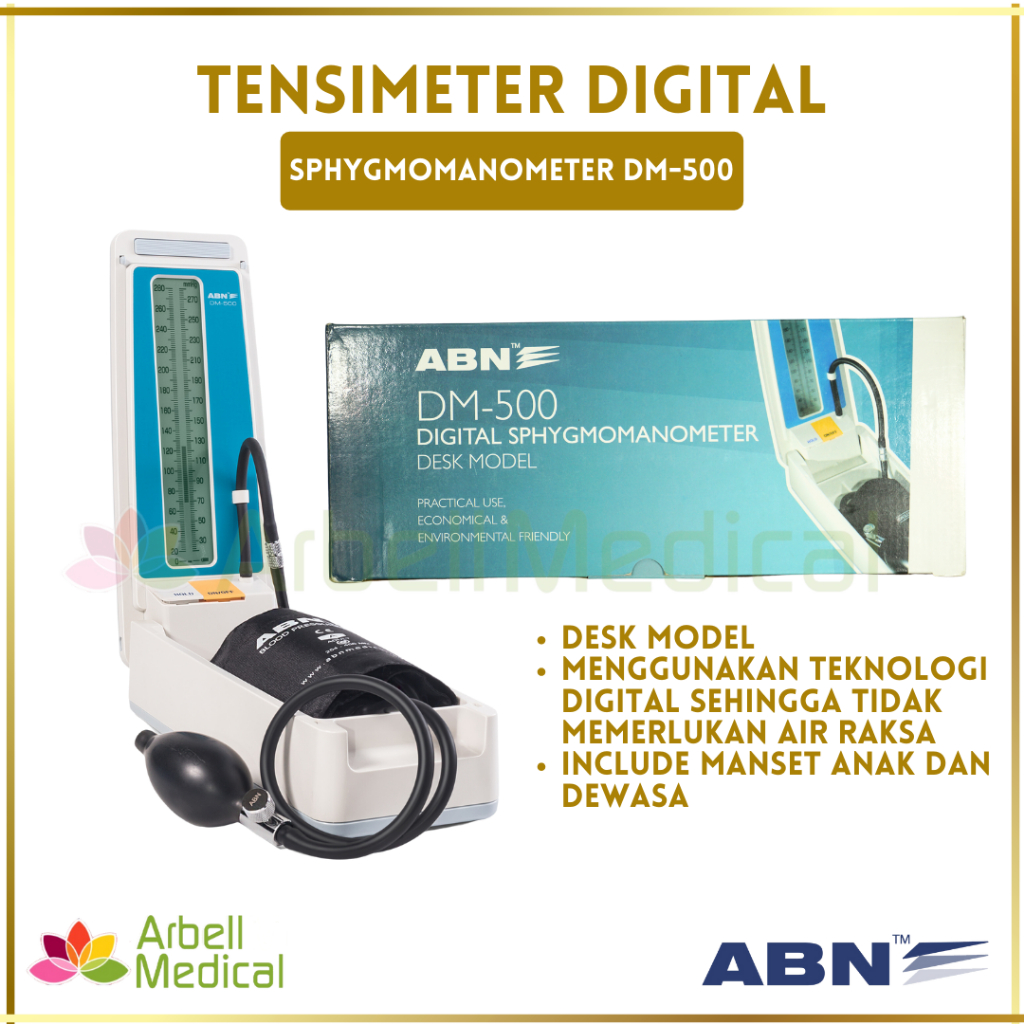 Tensimeter ABN DM-500 Tensi Manual Digital ABN