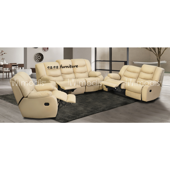 Modis Shelton Sofa Tamu Recliner- Sofa Recliner Manual Garansi Medan - 1 person