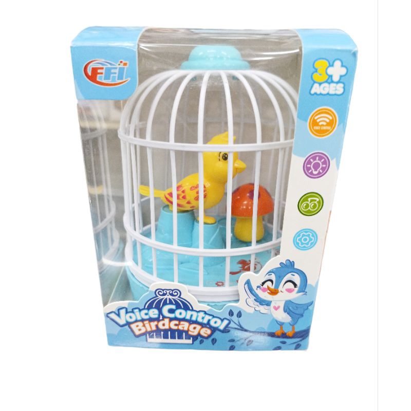 Mainan sangkar burung bunyi / mainan burung bernyanyi