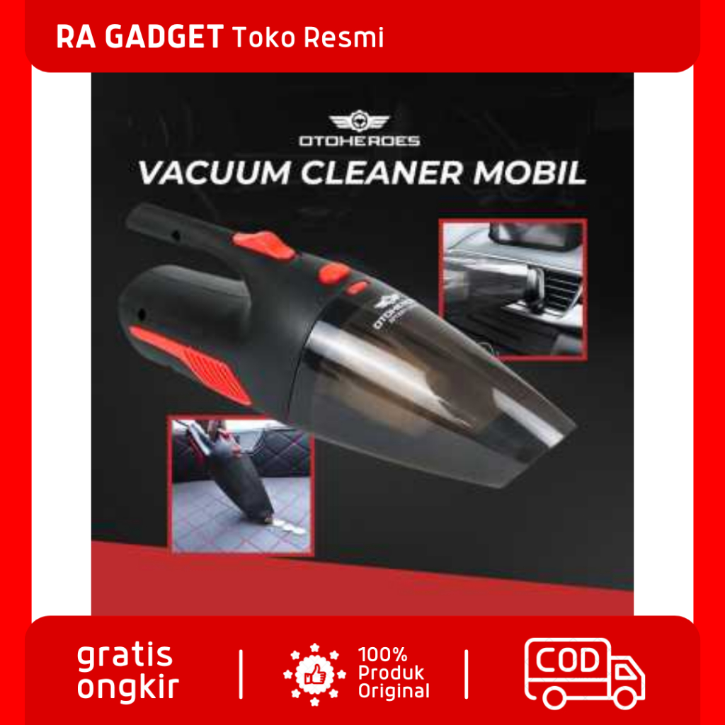 Vacuum Cleaner Penyedot Debu Mobil 12V 120W / Alat Sedot Penyedot Penghisap Debu Kotoran Kasur Ruang