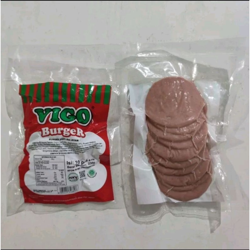 

VIGO beef burger 10s 230gr