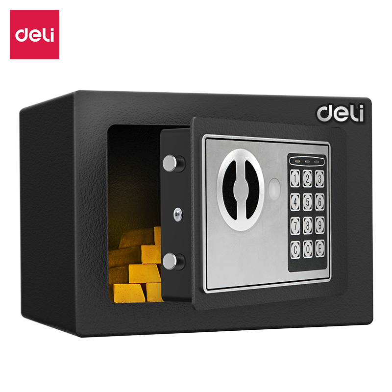 Deli Brankas Besi Digital / Digital Safe Box 23x17x17 Anti Karat ET510