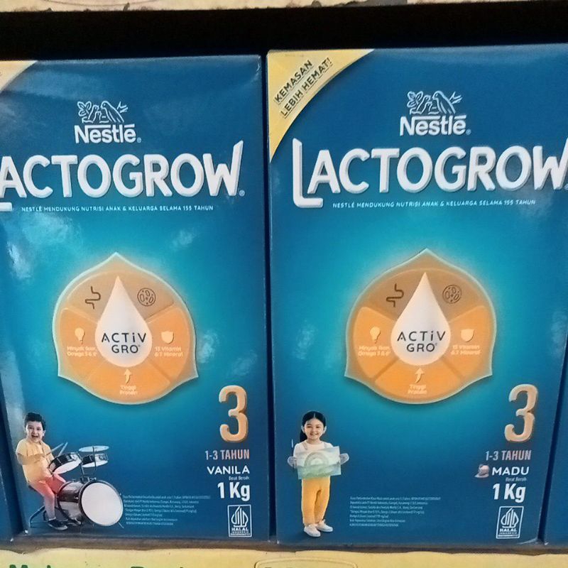 Susu Lactogrow3 madu vanila 1kg