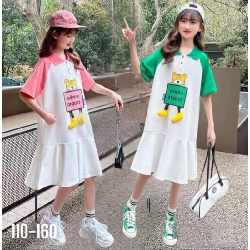 Dress Anak  Perempuan 5 tahun dan 11 tahun/Tunik Anak Remaja