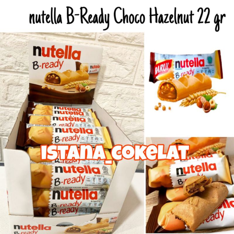 

[COKELAT] Nutella Ferrero B-Ready 22gram single Stick