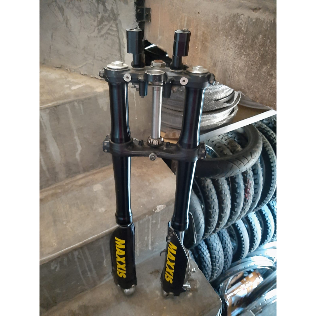 usd dt new original upside down d-tracker warna hitam ori copotan motor