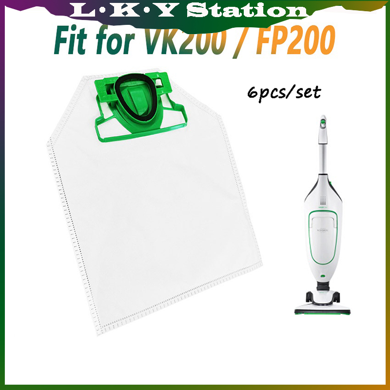 ORIGINAL (VVN) 6PCS UNIVERSAL KANTONG DEBU VORWERK CLEANER KOBOLD VORWERK VK200 FP200 DUST BAG