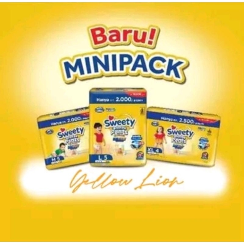Sweety MINI PACK SWEETY BRONZE POPOK SEKALI PAKAI