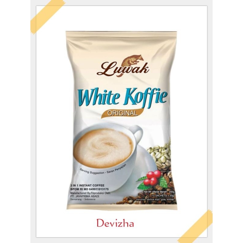 

Kopi White coffe