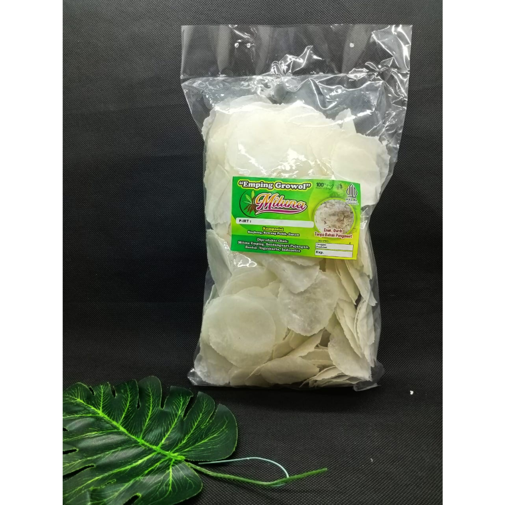 

Keripik Emping Growol (Mentah)