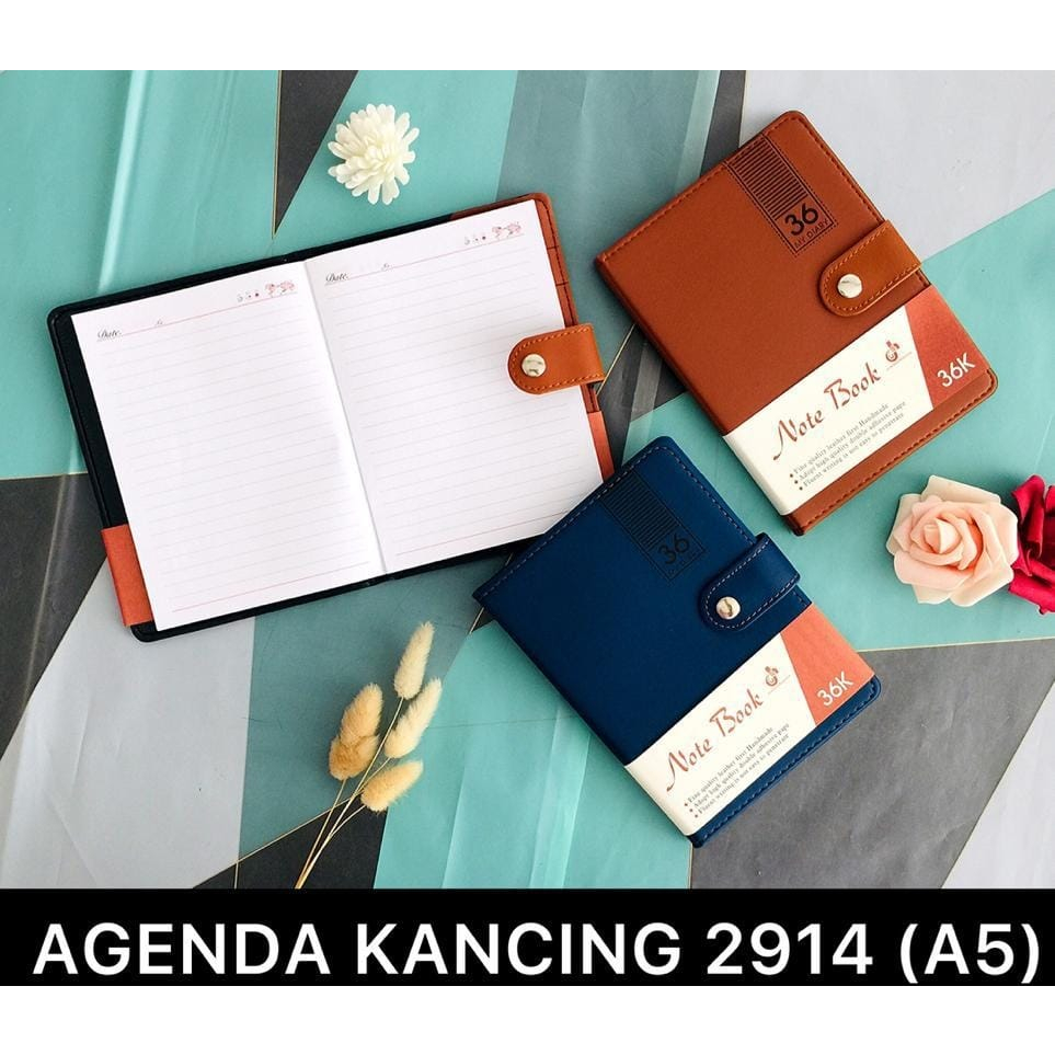 

Buku Agenda Kancing 36k Ukuran 18 cm X 13 cm Isi 160 Halaman