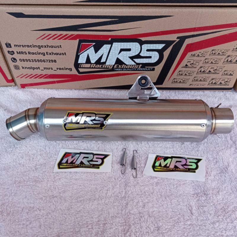 Silincer Inlet 50 MM Bulat Jenong dem Ngebas Original Slenser Knalpot MRS Racing P 30 CM Sarangan Fu