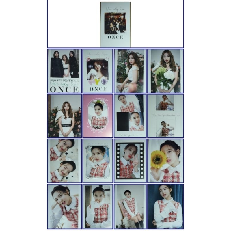 Twice Photocard Postcard Dicon 2020 Nayeon Official