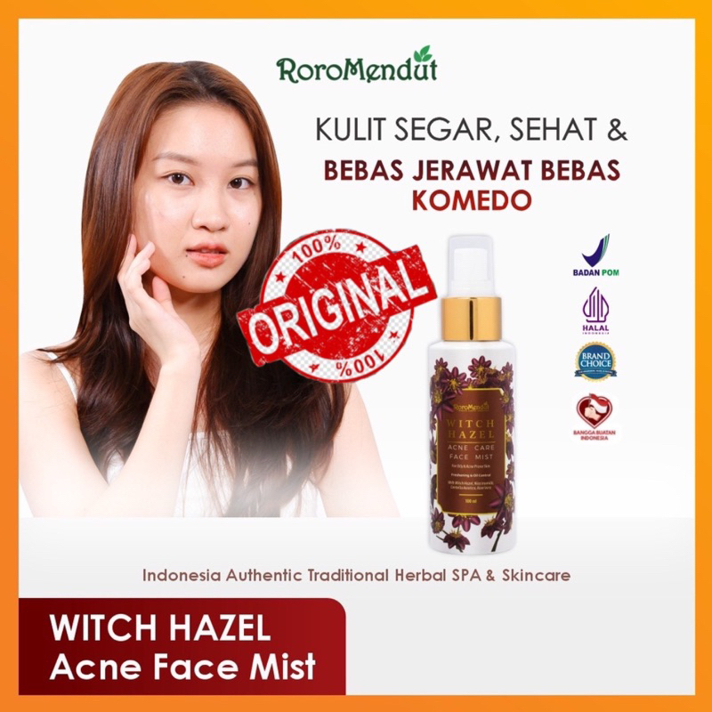 READYY HARI INI KIRIM RORO MENDUT Witch Hazel Acne Care Face Mist Jerawat Face Mist glowing acne ski