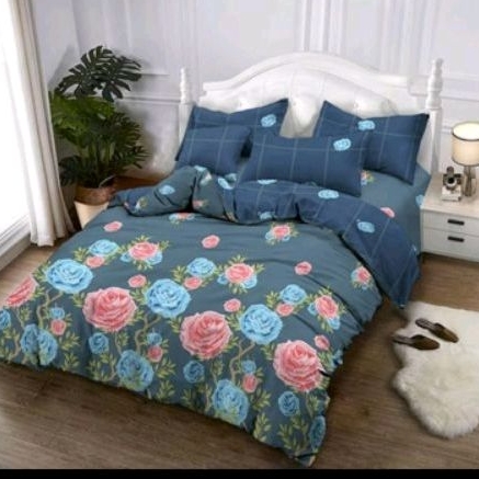 Bed cover lady rose tanpa sprei uk 180x200 sophia