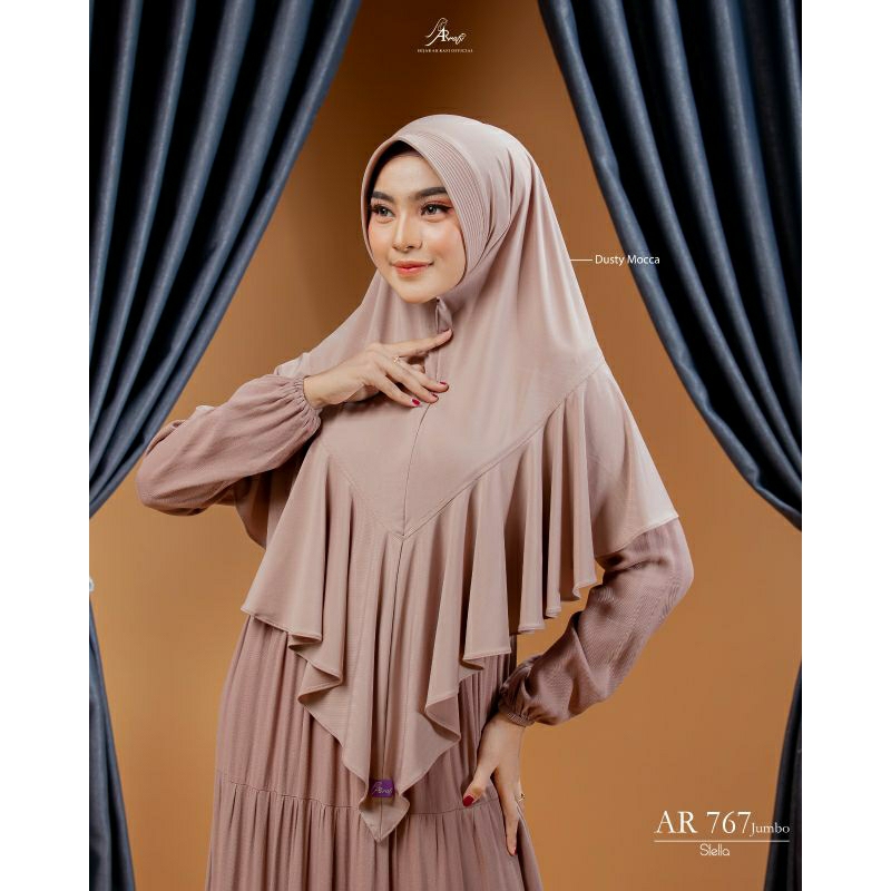 Bergo terbaru ArRafi AR 767 ✔️ Hijab jilbab kerudung krudung bergo instan polos Ar Rafi variasi remp