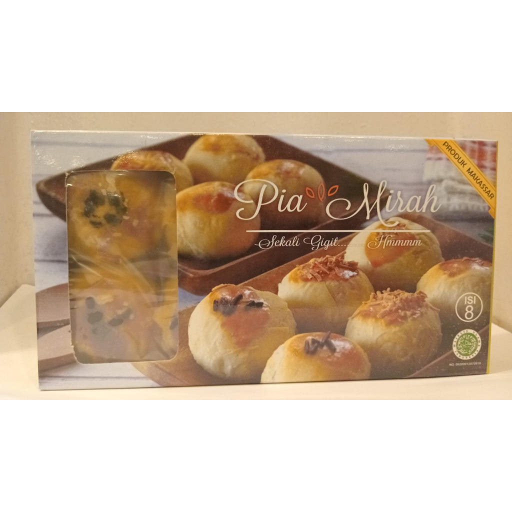 

Kue Pia Mirah oleh oleh khas makassar 330gr