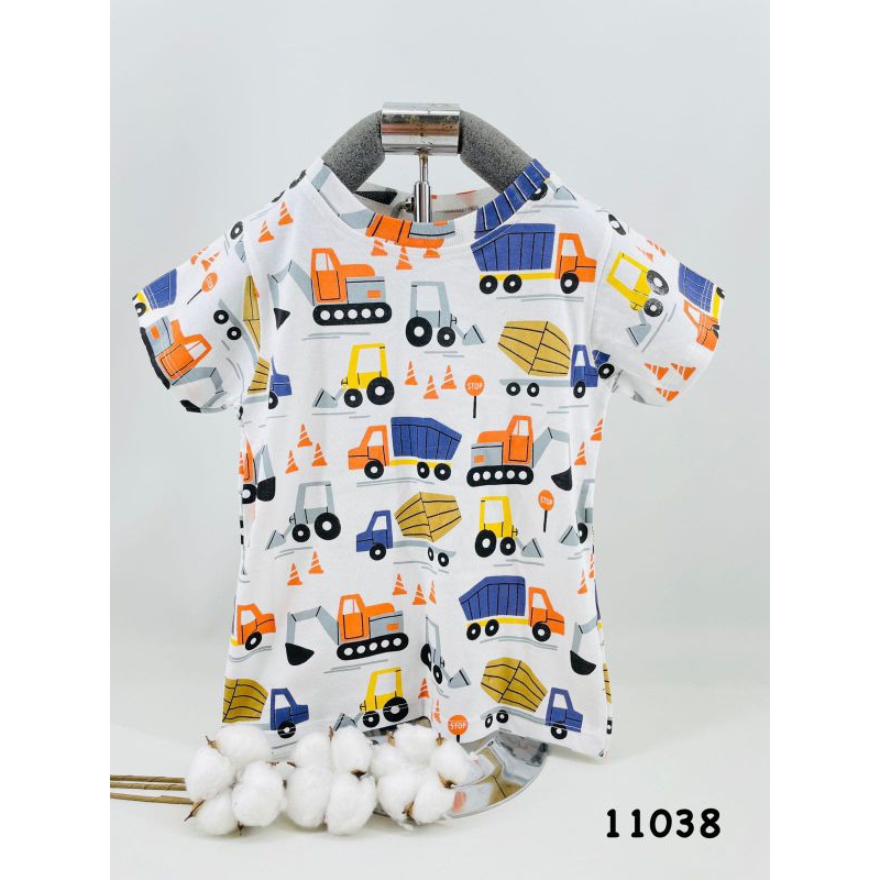 baju anak kaosanak kaos anak 1 2 3 4 5 6 7 tahun gambar motif mobil mobilan transportasi mobil besar