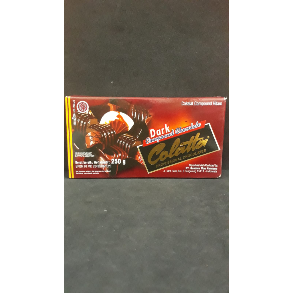 

COLATTA DARK COMPOUND CHOCOLATE 250G