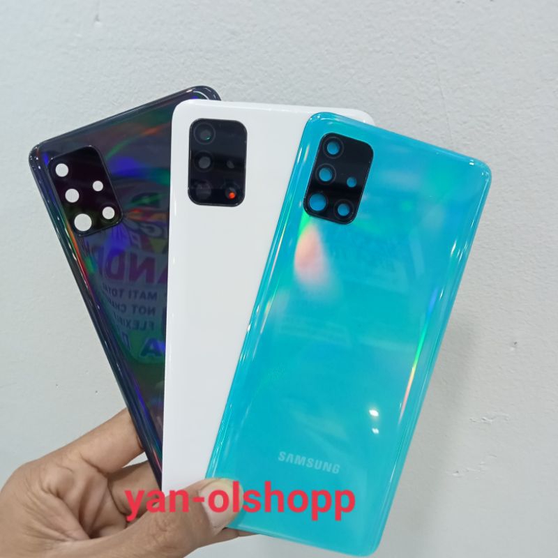 Backdoor casing penutup batre Samsung A51 ori