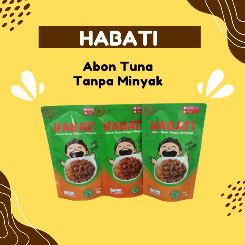 

HABATI ABON TUNA TANPA MINYAK NO MSG KHAS BONTANG