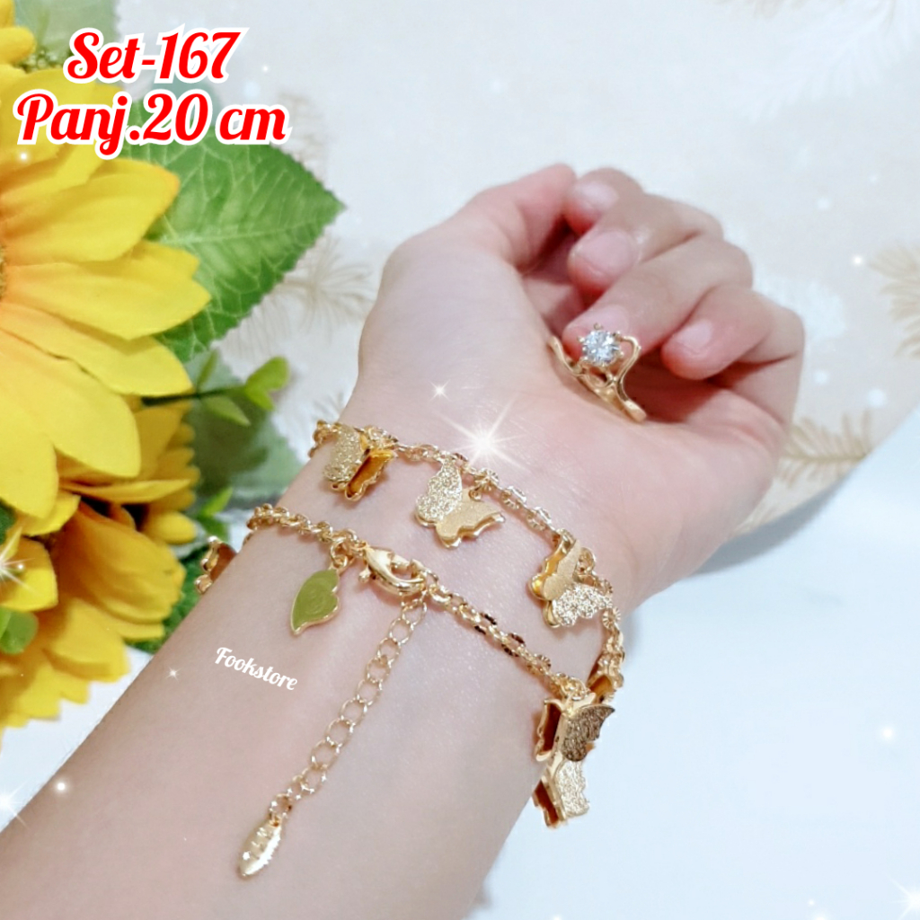 SET GELANG GRATIS CINCIN DEWASA 2 IN 1 /SET-167