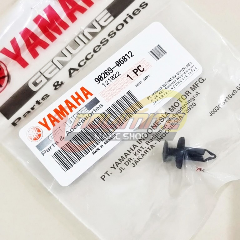 Baut Klip Kancing Body Plastik ORI Yamaha Genuine Parts 90269-06812