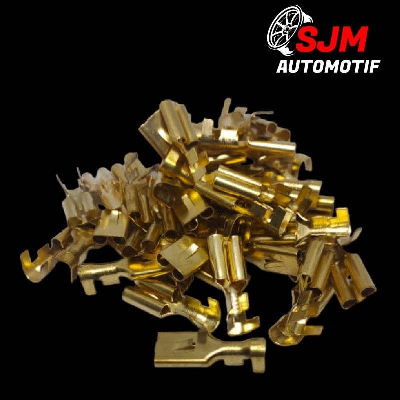 skun terminal skun soket gepeng jumbo male female 7,8mm