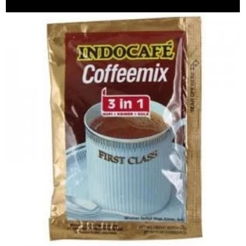 

Kopi indocafe coffeemix renceng isi 10 sachet