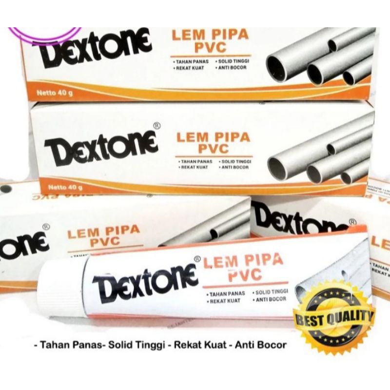 Lem Pipa  PVC Dextone Rucika Wavin Fitting Sambungan Air Anti Bocor