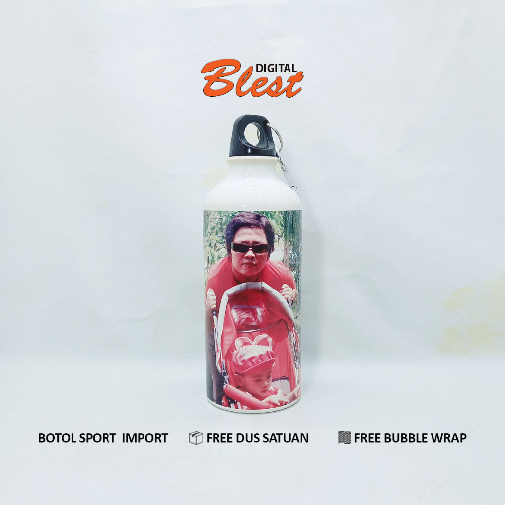

botol sport gambar custom 500 ml