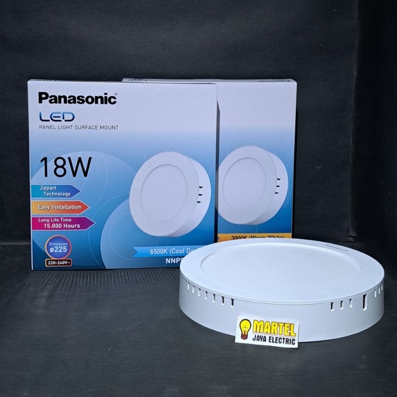 Lampu downlight led panel panasonic 18W 18 watt OB Outbow tempel