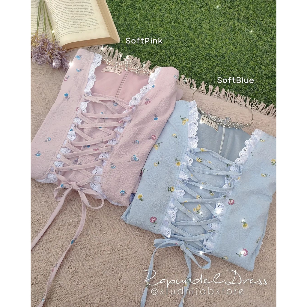 DRESS RAPUNDEL VINTAGE FLOWERS