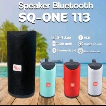 Speaker Bluetooth SQ-ONE 113 NEW Speaker karaoke Q7 Mic Karaoke