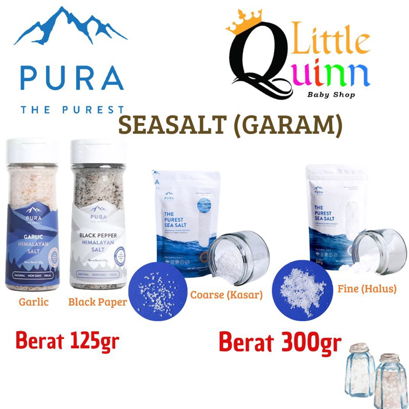 

PURA SEA SALT / Pura Garam Sehat /Pura garam halus dan Kasar