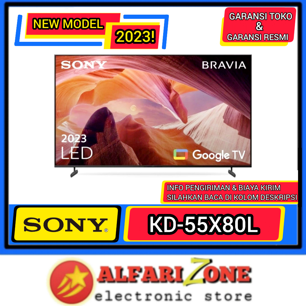 Sony KD-55X80L Smart tv sony Bravia 55 inch 4K UHD 55X80L Google tv 75